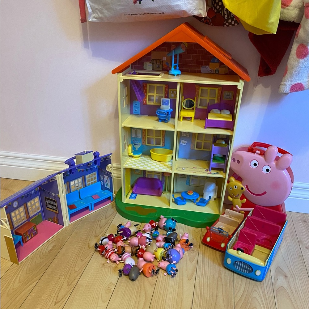 Peppa pig toy lot